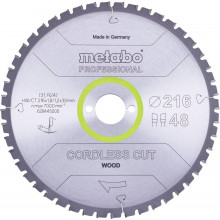 Metabo cordless cut wood - professional 216 x 30 x 1,2 mm 5°neg Z48 (628445000)